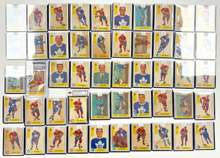 1958 59 Parkhurst Hockey Complete Set (50) W/ Plante CSG 4.5 And Beliveau KSA 3