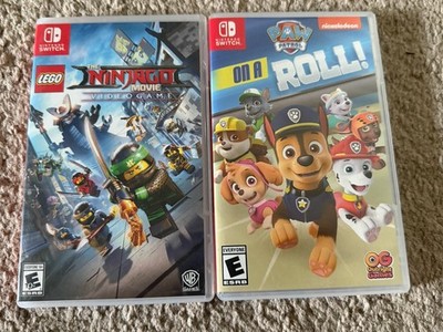 Nintendo Switch The Lego Ninjago Movie & Paw Patrol On A Roll Switch Game Lot