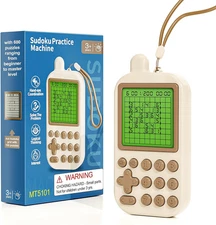 Sudoku Practice Machine Puzzle Toys, Montessori Brain Teasers Puzzle for Kids Ag