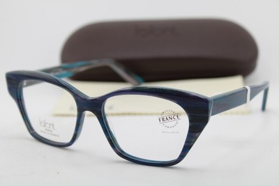 NEW JEAN LAFONT PARIS NICE 3141 BLUE GREY MARBLE AUTHENTIC EYEGLASSES 53-15