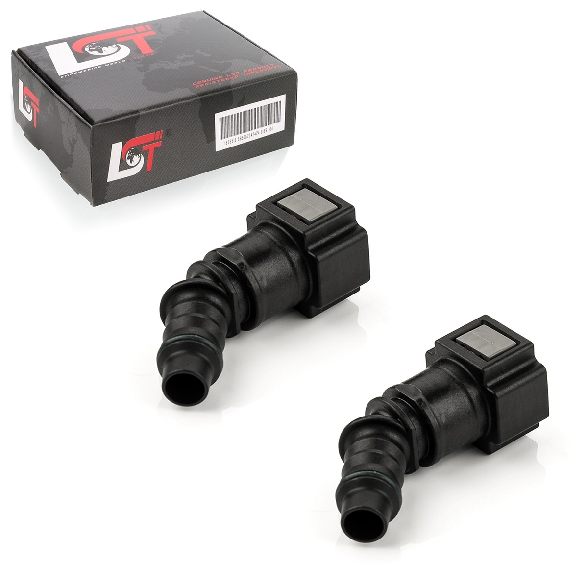 2x Quick Release Fuel Line Hose Coupling 45° 7.89x8mm for DACIA