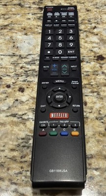 GB118WJSA Sharp AQUOS Remote Control GB004WJSA GB005WJSA GA890WJSA Tested OEM