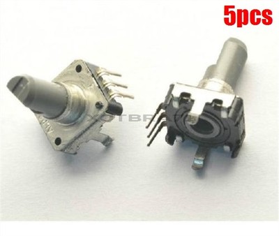 5Pcs Rotary Encoder Lotus 15Mm EC12 E12 Audio Encoder 360 Deg . Ic New cs
