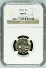 1931 S Buffalo Nickel NGC MS-64