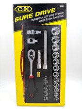 CK Tools Sure Drive 39 Piece Socket Set 1/4" Drive T4656