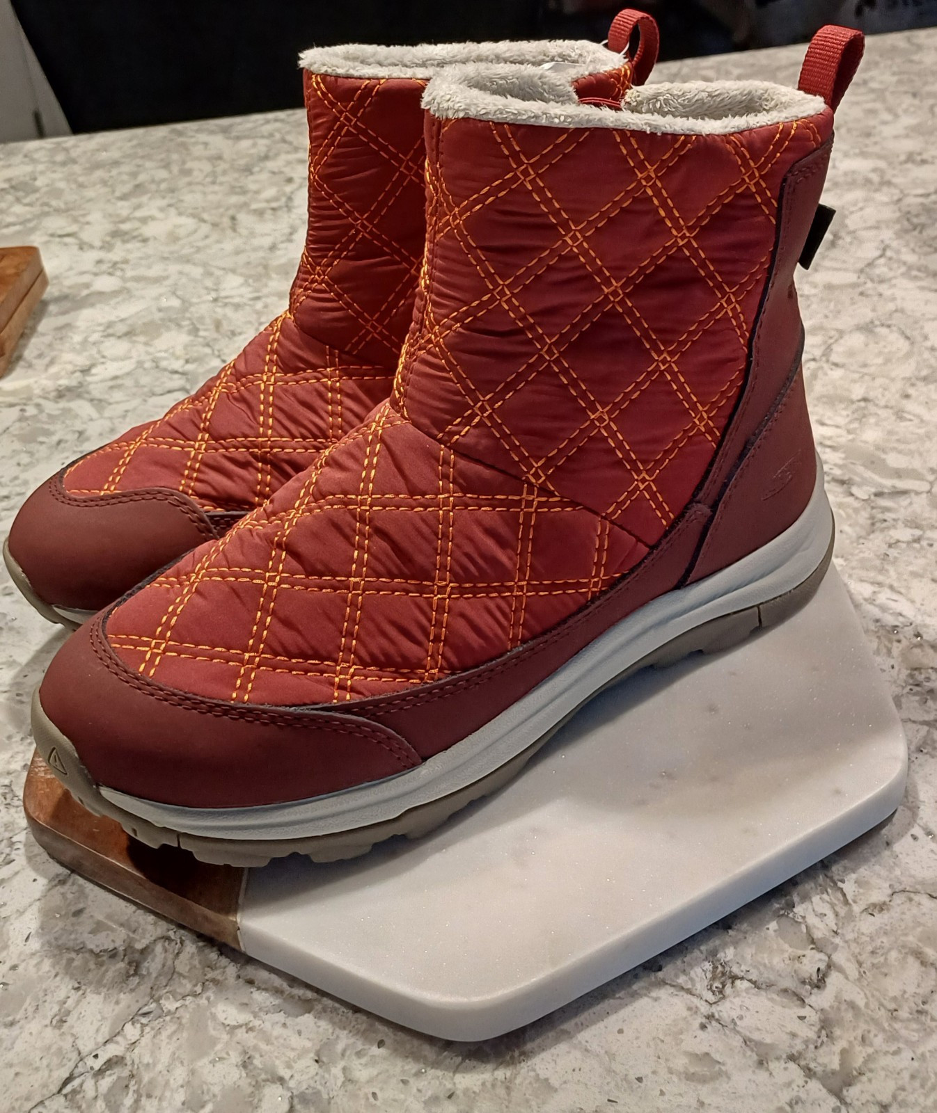 Stivali Keen donna ruggine rabarbaro Andorra Terradora II invernali pull on 1025533 taglia 8