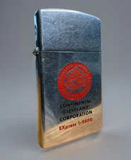 VTG 1960 Zippo Lighter Slim Continental Motors Cleveland Corporation