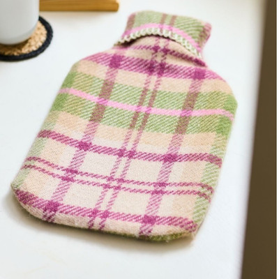 Wärmflaschenbezug Welsh Wool Cottage rosa tolles Geschenk Made in Wales