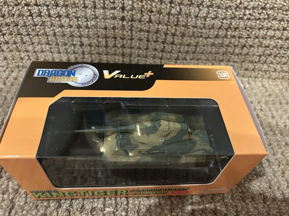 Dragon Armor 1:72 King Tiger, Porsche, sPzAbt. 506, Arnhem 1944, No. 62003 - Image 2 of 4