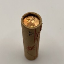 1977 1 One Cent Coin Mint Roll - Uncirculated RAM Australia Elizabeth II