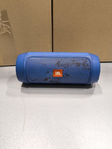 JBL Charge 2+ Bluetooth-Lautsprecher - Für Ersatzteile, Gebrauchsspuren, Blau