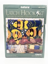 NEW Natura Latch Hook Kit R701 GOLDEN FISH Rug Tapestry 20" x 27" Nautical