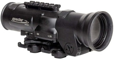 Elcan Specter DR 1.5-6x Rifle Scope, 5.56 BDC Reticle, Black, DFOV6-B146-C10