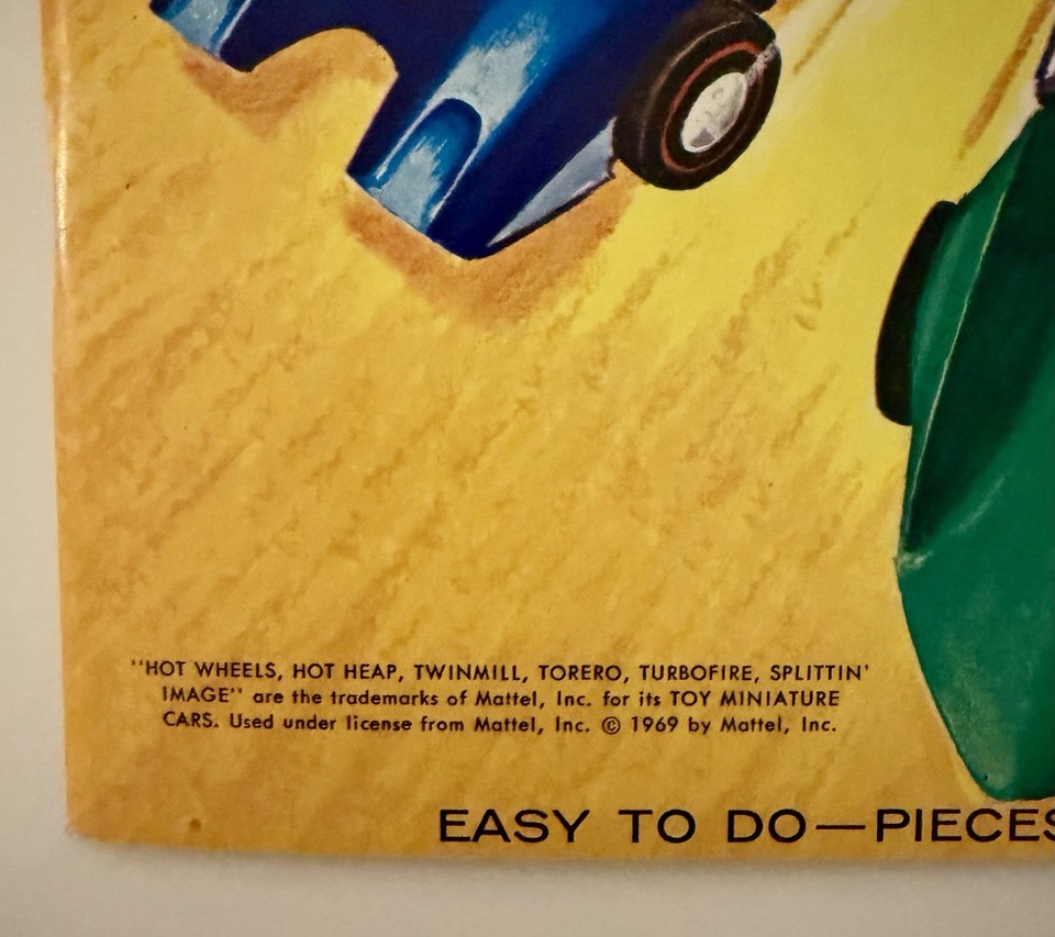 Hot Wheels Redline Action City Press-Out Coloring Book UK Edition Rare ...