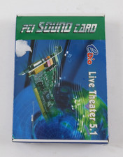 EDio Live Theater 5.1 PCI Sound Card Vintage NEW