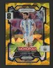 2026 Panini Prizm Monopoly FIFA World Cup Soccer Gold Ice #1 Lionel Messi