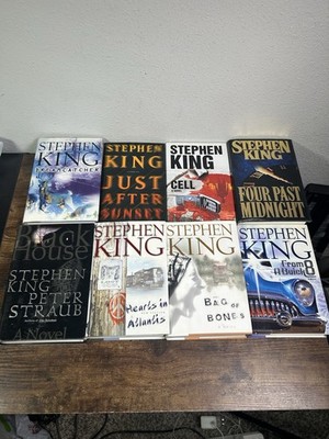 Lot Of 8 Hardcover Stephen King Books - First Editions - Horror 