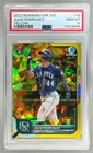 Julio Rodriguez 2022 Bowman Chrome Sapphire #48 Yellow Refractor RC 50/50 PSA 10