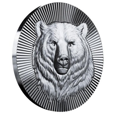 Scottsdale Mint 1oz Silver STACKER® Grizzly Bear CertiLock (eBay