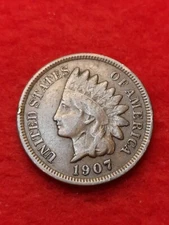 1907 Indian Head Penny#38asp