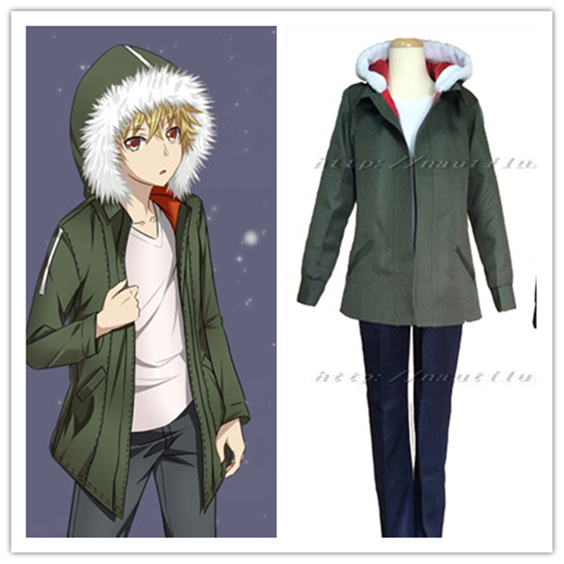 ALTRA Anime Noragami Yukine Hooded Jacket Coat Cosplay Costume Unisex