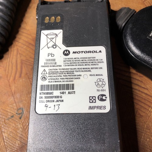 Motorola Increase Battery And Speaker Microphone. - Photo 5/7