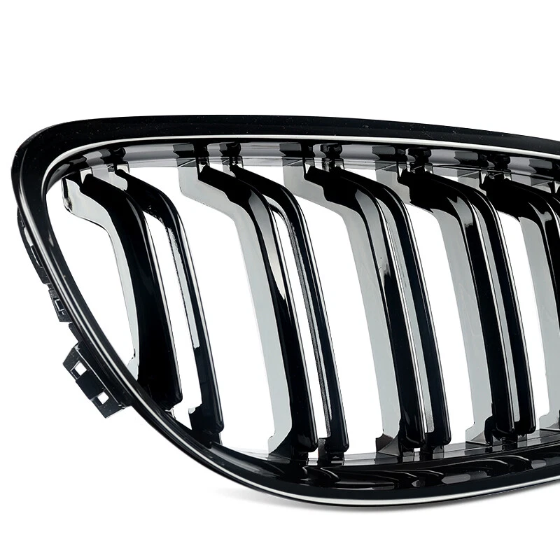 Gloss Black Front Kidney Grille Grill For BMW 3-Series E90 E91 2009-11 328i 335i Foto 4 de 4