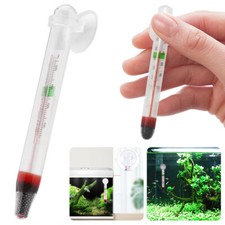 Aquarium Thermometer Meter Fish Tank Water Temperature With Suction Cup Glass UK