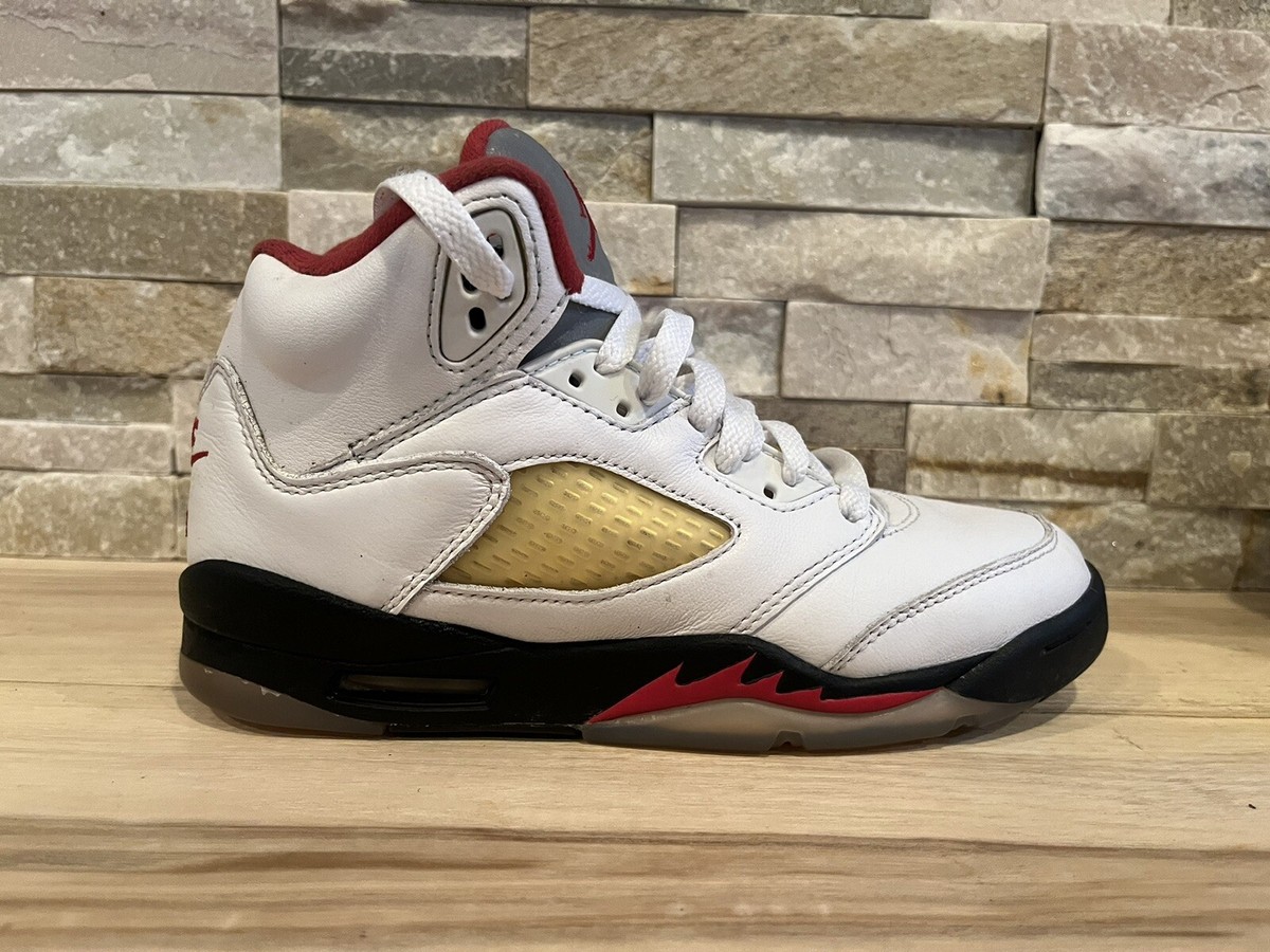 Nike Air Jordan 5 Retro Mid Fire Red Silver Tongue 2020 size