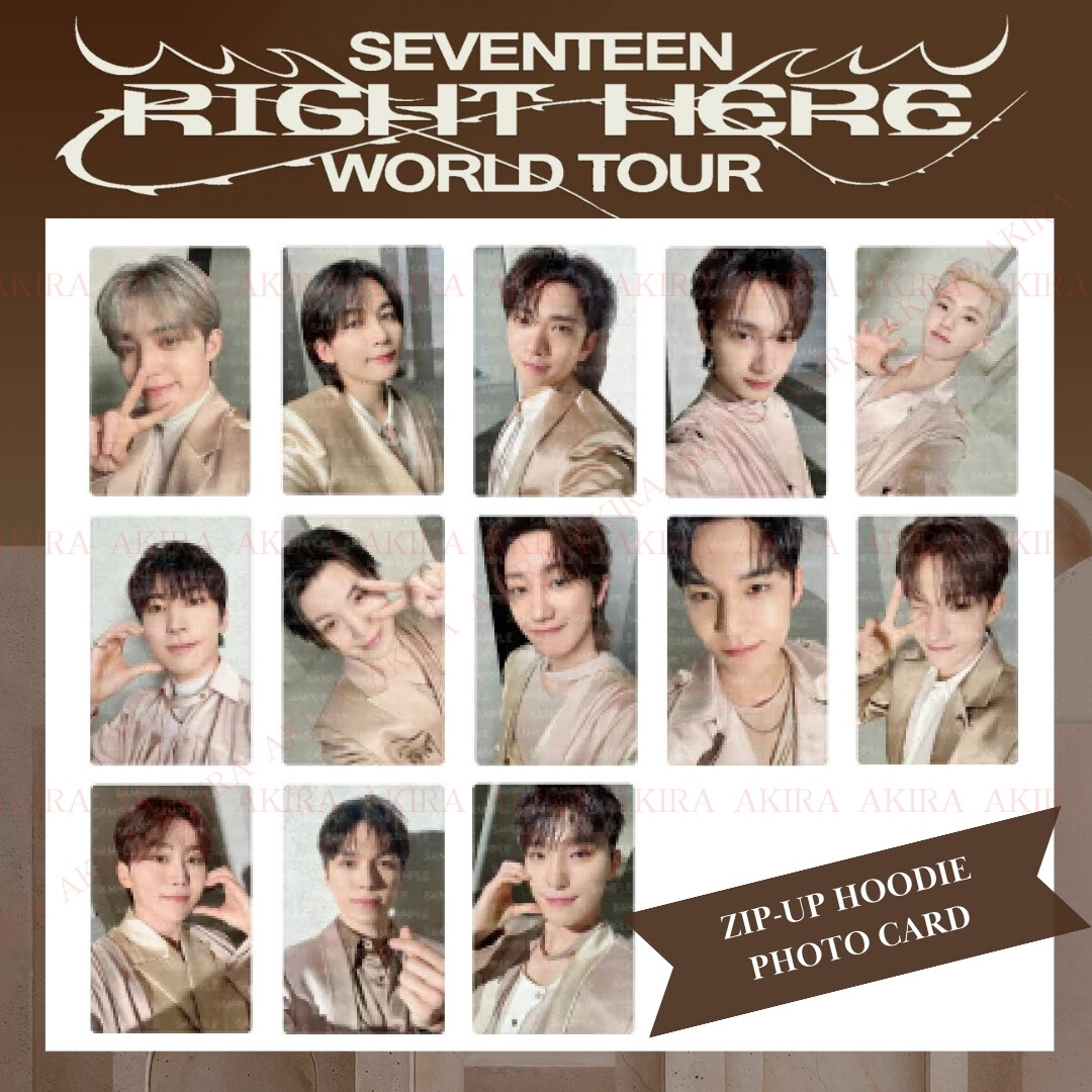 SEVENTEEN RIGHT HERE WORLD TOUR IN GOYANG ZIP-UP HOODIE SEVENTEEN RIGHT HERE WORLD TOUR IN GOYANG ZIP-UP HOODIE