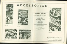 Prairie Outlaws Wild West 1946 Eddie Dean, Flash, Roscoe Ates  pressbook