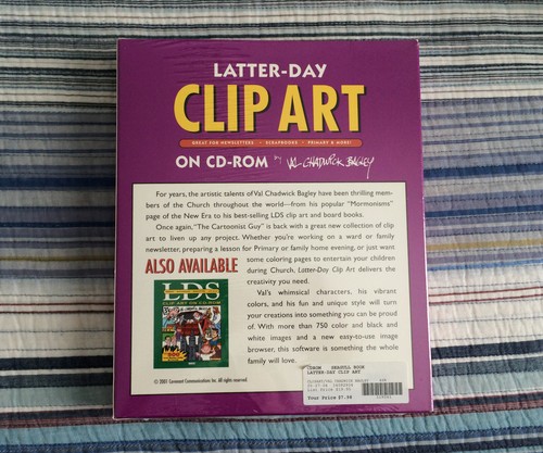 Latter Day Clip Art On CD-ROM Val Chadwick Bagley Covenant LDS Mormon CD Windows - Picture 2 of 7