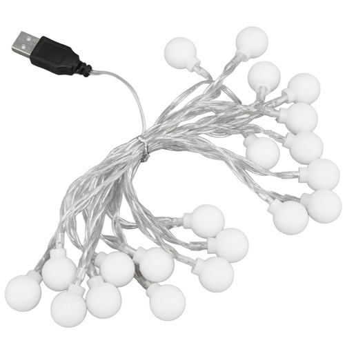 20 LEDs String Lights Flexible Globe Romantic Waterproof String Lights - Picture 9 of 18