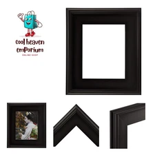 Plein Air Wooden Picture Frame - 12X16 Black - Professional Single Frame for ...