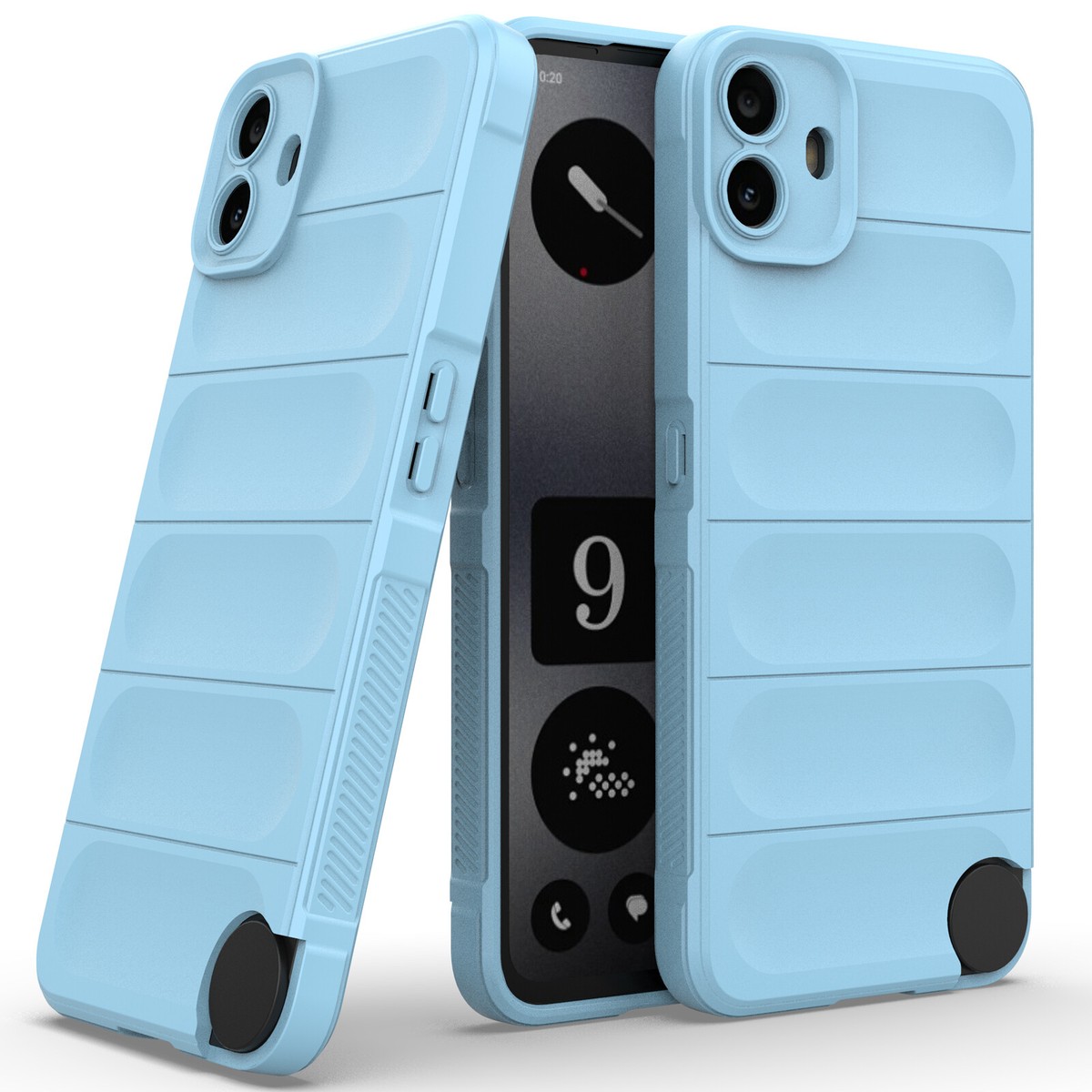 Enhanced Silicone Anti-Fall Shockproof Phone Case with Back Cover Protection for Nothing CMF Phone 1 (Red) Enhanced Silicone Anti-Fall Shockproof Phone Case with Back Cover Protection for Nothing CMF Phone 1 (Red)