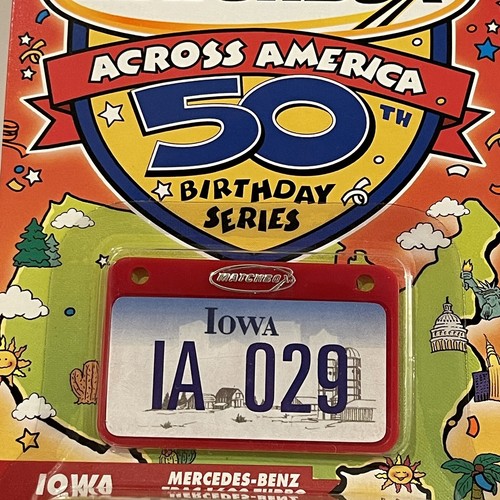 Matchbox Across America 50th Birthday Iowa IA-029 Mercedes-Benz Trac 1600 Turbo - Picture 3 of 4