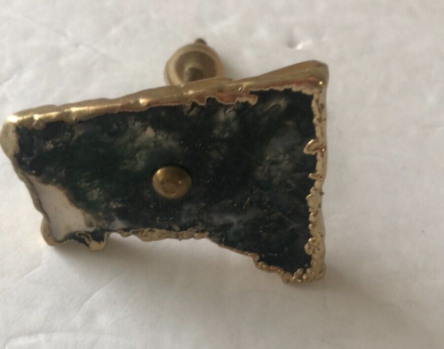 Anthropology VTG Cabinet Drawer Agate Handle Knob Pull Decorative Handle NEW