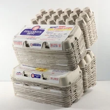 Lot of 24 - Eggland's Best Paper Cardboard Egg Cartons Empty Holds 18 Large Each