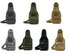 Outdoor Tactical Sling Bag Military MOLLE Crossbody Pack Chest Shoulder Backpack