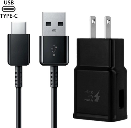 Paquete de 2 cargadores rápidos de pared + cable tipo C para Samsung Galaxy A03s A13 A43 A53 5G - Imagen 3 de 6