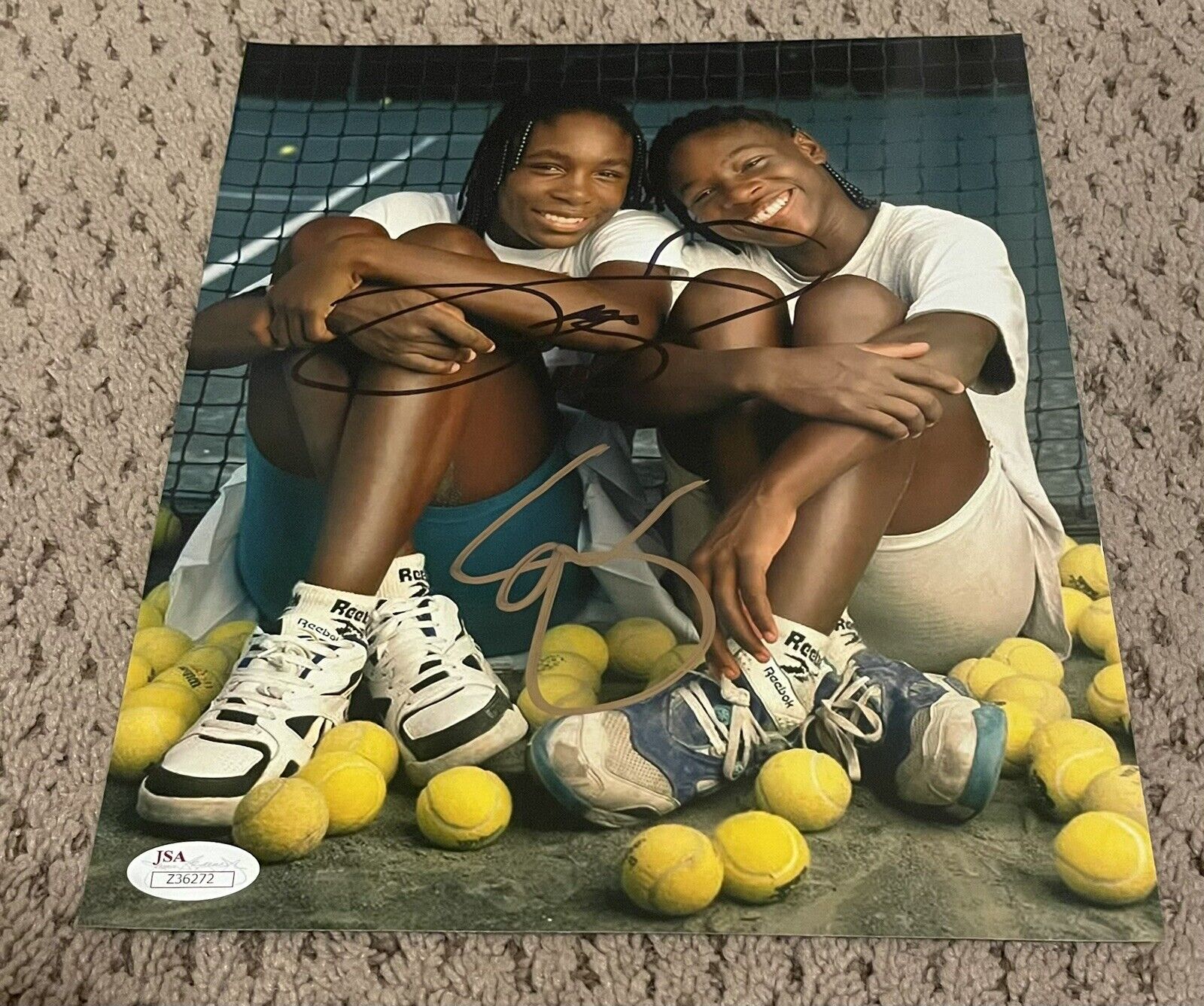 Serena Venus Williams SIGNED Serving From Hip SC 1st Ed PSA/DNA AUTOGRAPHED  NEW 9780618576531