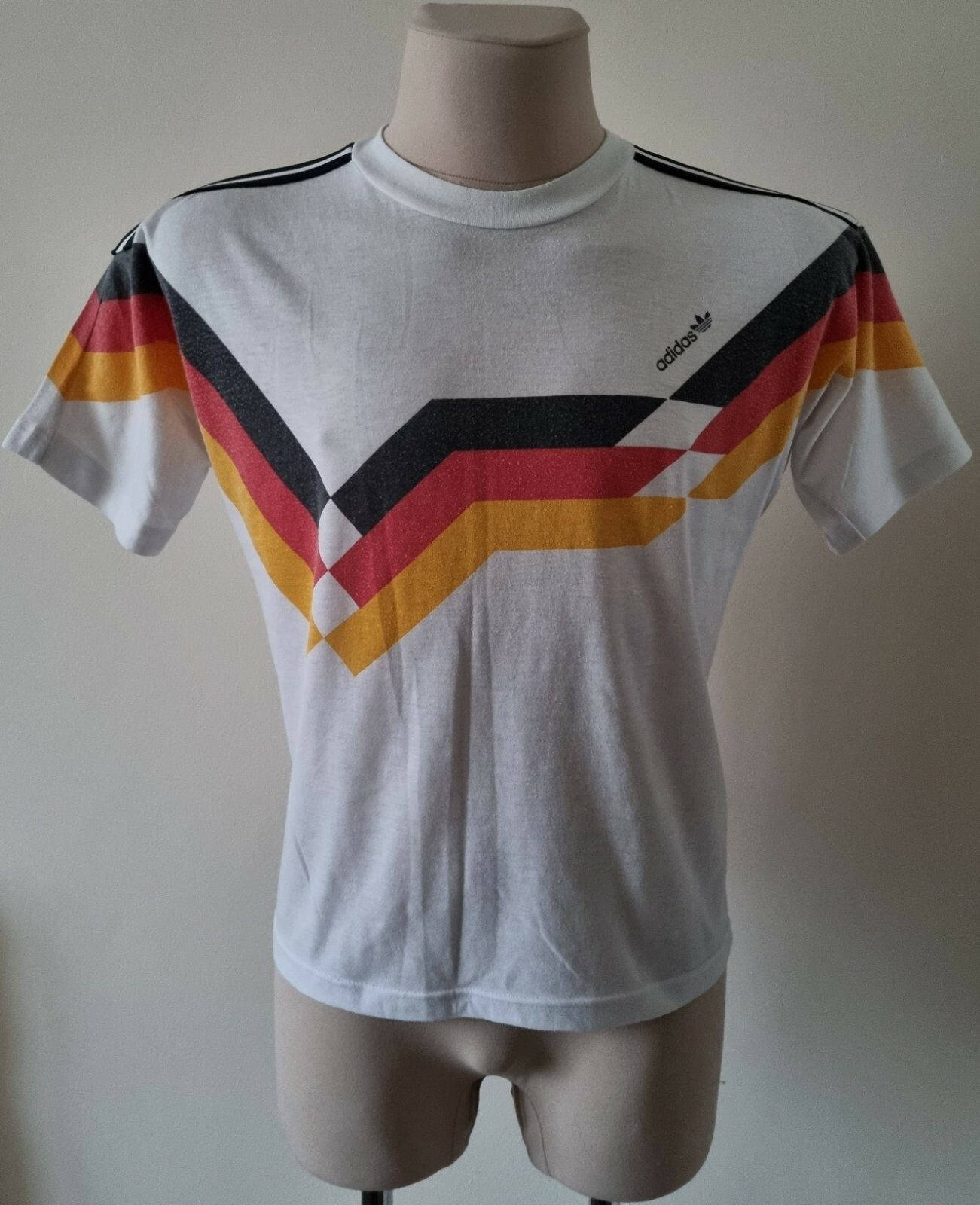 Germany 1988 - 1990 Home football Adidas vintage cotton women shirt size Medium