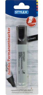 Stylex 32805 Jumbo Permanentmarker schwarz 3 - 10 mm Stärke