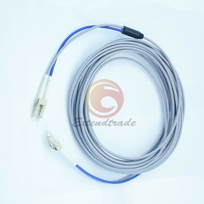 5M LC UPC-LC UPC Armored Cable Fiber Patch Cord Pigtail Multi-Mode Cables Duplex