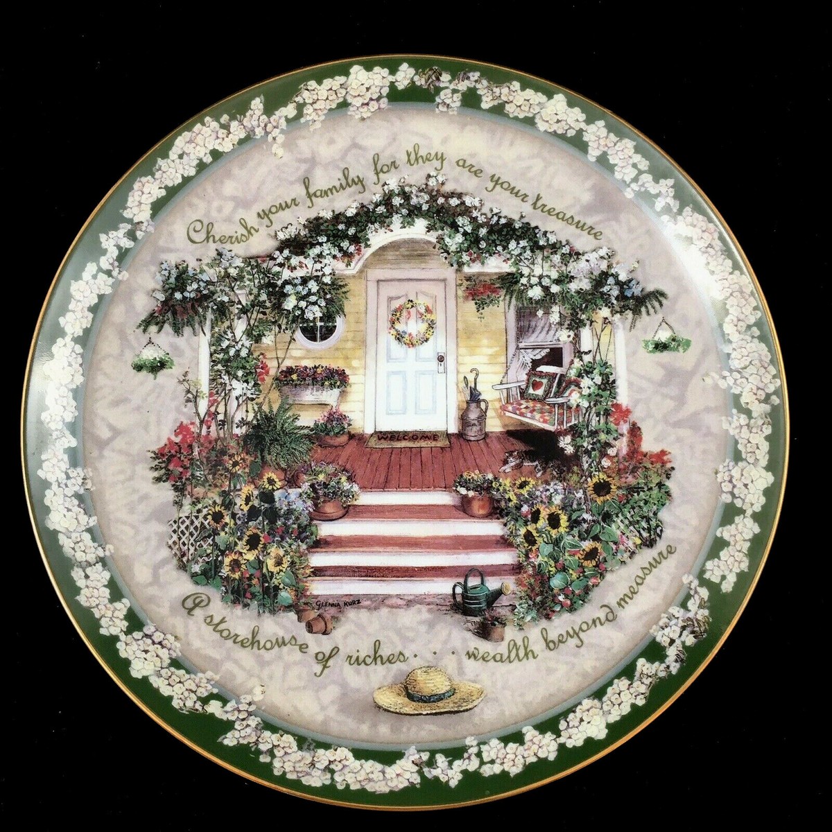 The Bradford Exchange Collectors plate 1997 Cherish Your