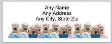 Personalized Address Labels Cute Dogs AC 757
