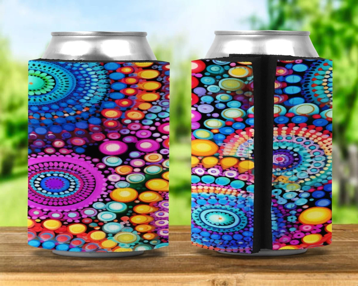 One pc Neoprene Stubby Holder Can Cooler Mandala Art 4 eBay