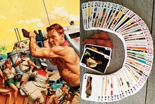 Playing Cards (Poker Deck 54 Cards) Pulp Fiction Vintage Pinup by Borack 057