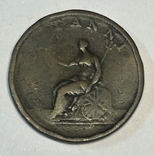 1806 George III Halfpenny Coin. #0088