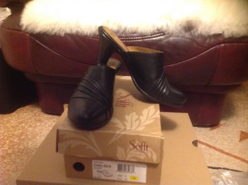 ¡NUEVO CON ETIQUETAS! ZAPATOS MUJER NEGROS ESTILO SUAVE TALLA 9 Foto 2 de 4